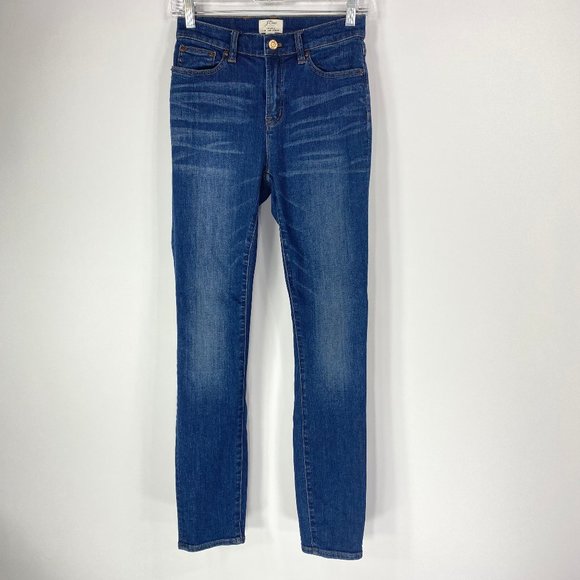 J Crew 26 Jeans Lookout High Rise Skinny Denim - Picture 2 of 8